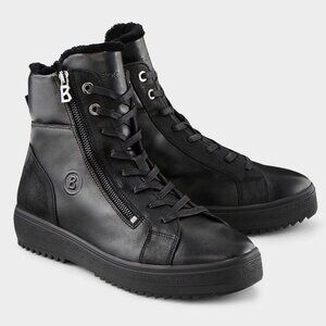 Bogner Mid Boots Anchorage with spikes in Black, Size 43, US 10